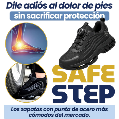 Tenis de Seguridad Ultraligeros SafeStep - Puenta de Acero