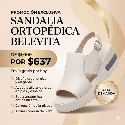 Sandalia Ortopédica Belevita (PROMOCIÓN SOLO POR HOY)
