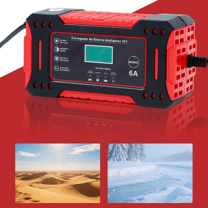 Cargador de Batería para Auto Inteligente y Portátil