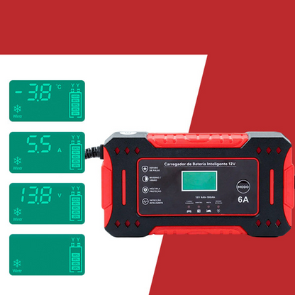 Cargador de Batería para Auto Inteligente y Portátil